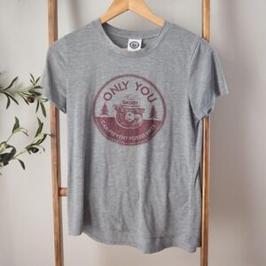 Gray Logo Tee - Smokey The Bear Baby T Shirt